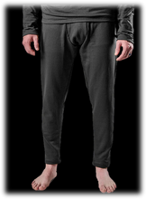 ECWCS Level 2 Base Layer Bottoms in Black - Front View