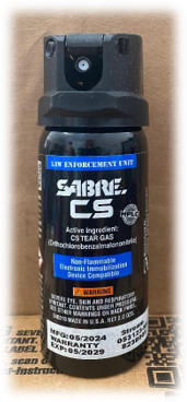 SABRE CS Military Tear Gas Spray – Tactical Elite L.L.C