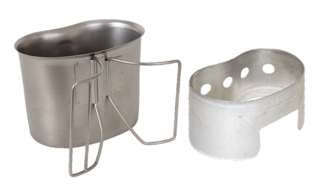 Aluminum Canteen Cup with Stand