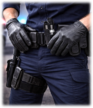 Police Cut Resistant Duty/Search Gloves