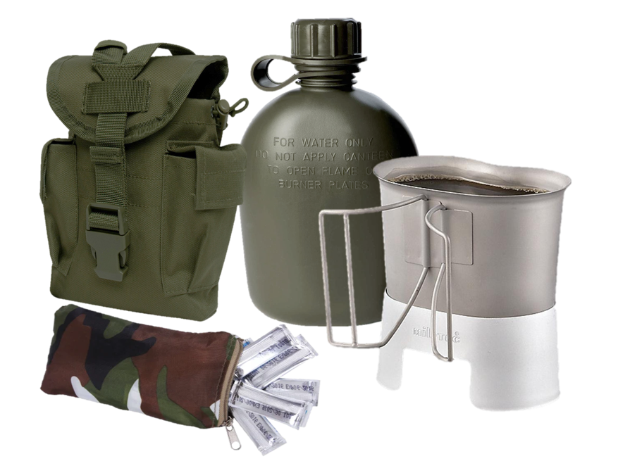 Military Canteen 5-Piece Kit – Tactical Elite L.L.C