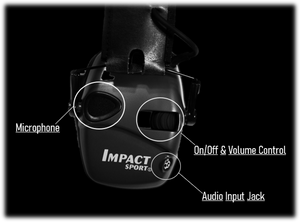 Impact Sport Electronic Ear-Pro [Black]