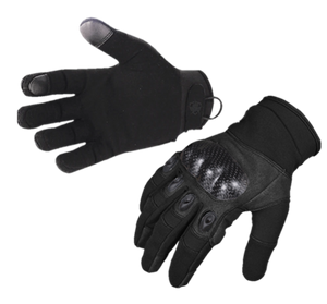 Hard knuckle top fingerless gloves