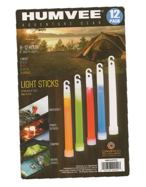 Emergency Light Sticks [12-Pack]