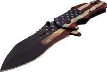 American Flag Spring Assist Folding Knife